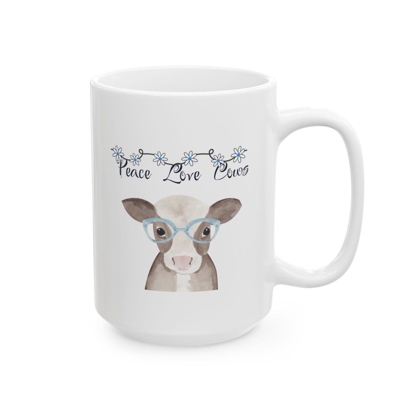 Peace and Love Collection, Pigs, 15 oz. Mug,