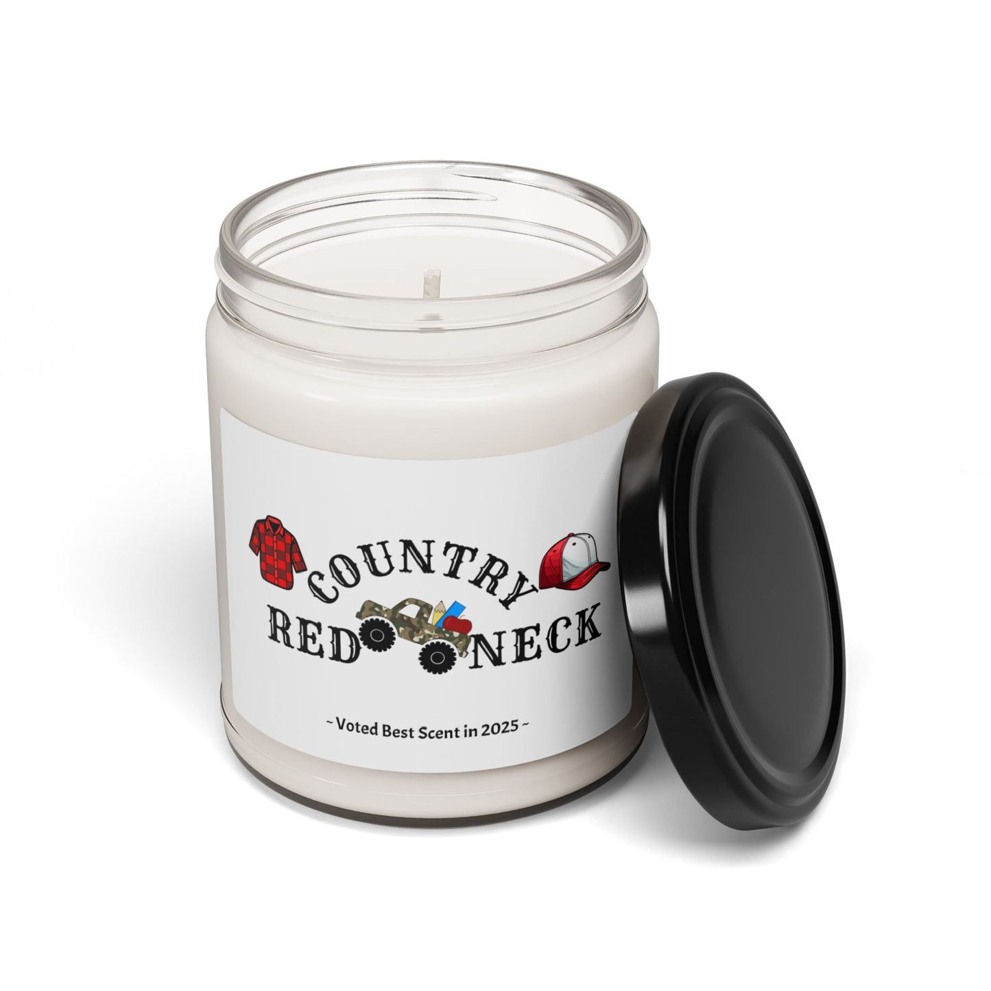 Country Redneck Bougee American Soy Candle, 9oz