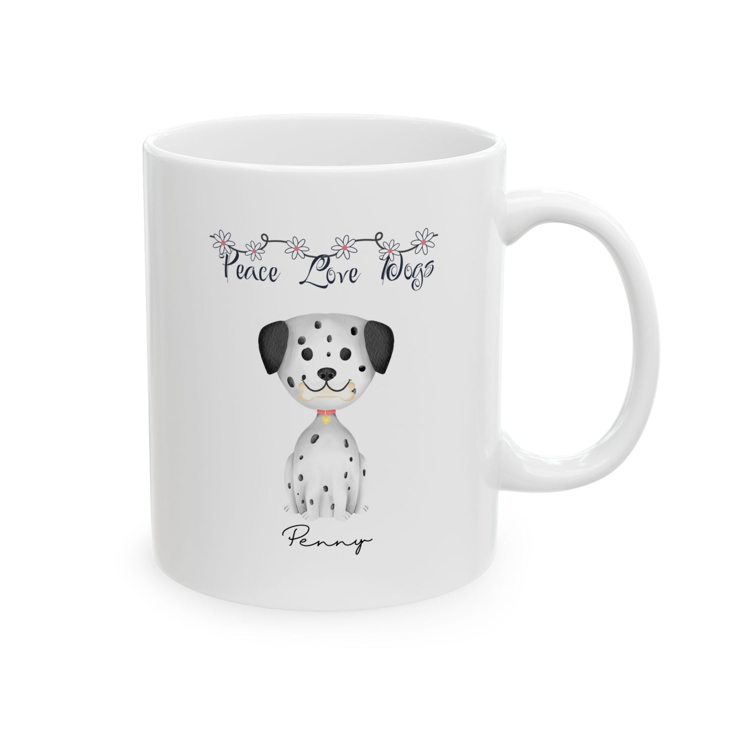 Peace and Love Collection , Dogs, 15 oz. Mug,