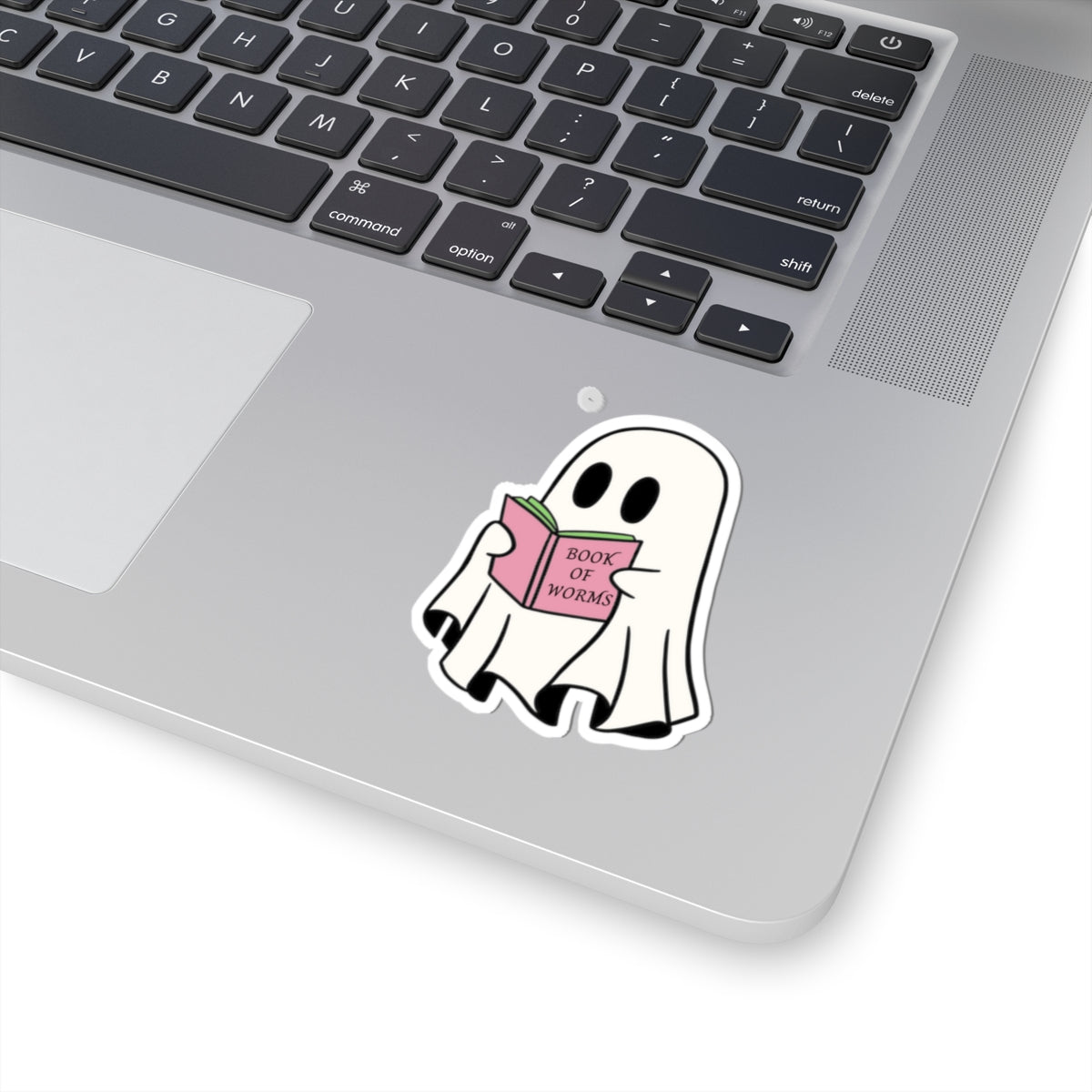 Ghost Book Boo, Kiss-Cut Stickers
