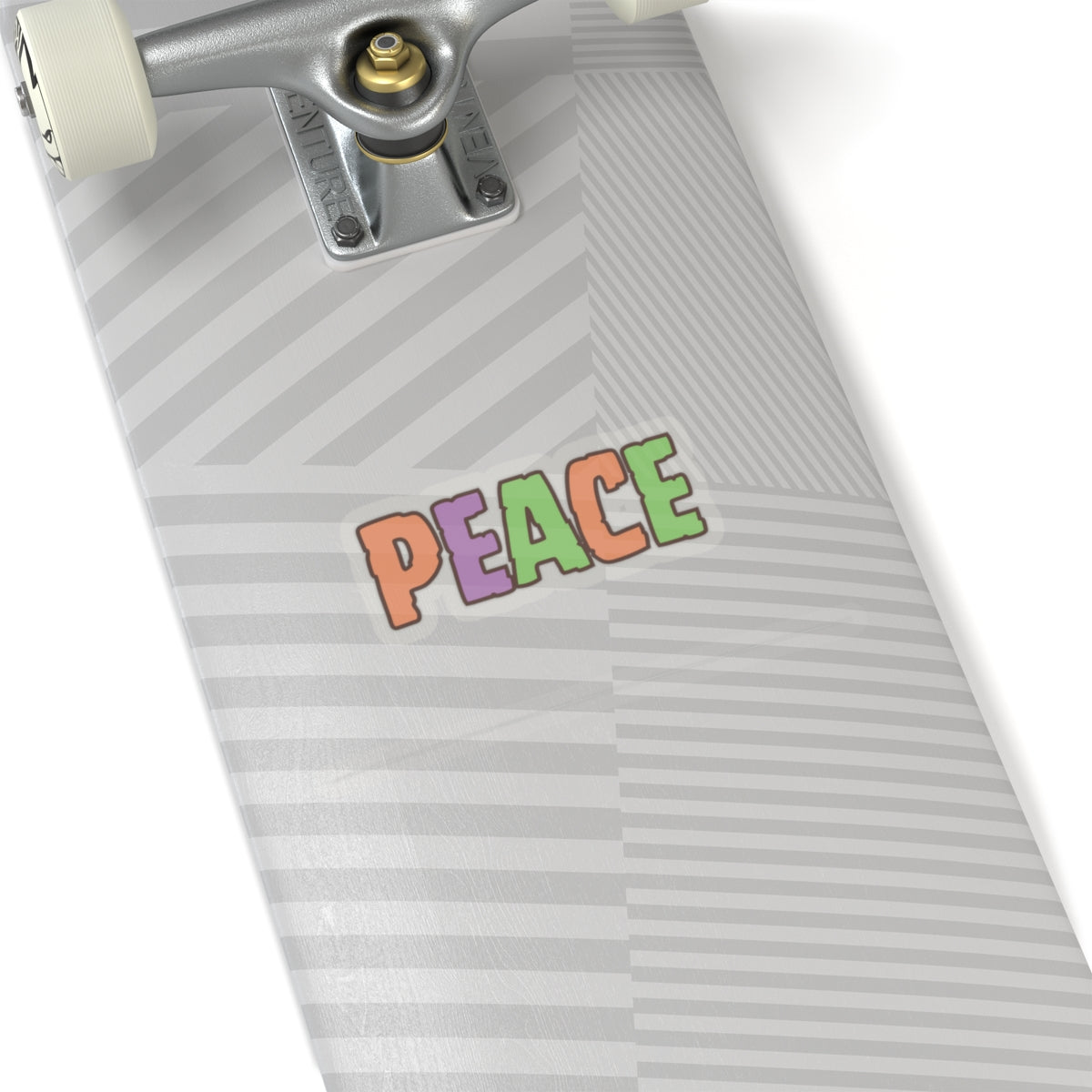 Girl who loves Peace-Cut Stickers