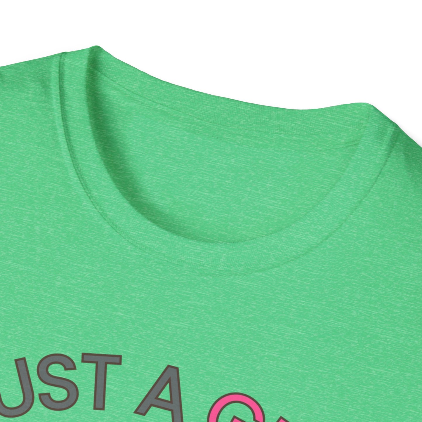 Just a Girl Dogs, Unisex Softstyle T-Shirt