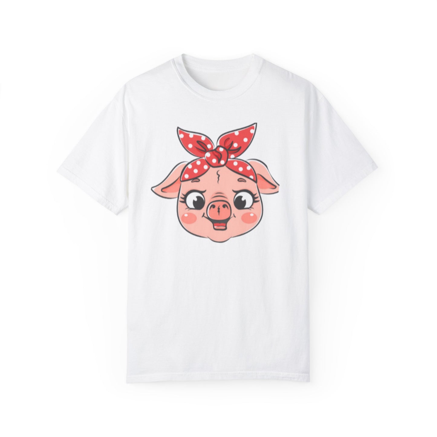 Cute Momma Pig, Unisex Garment-Dyed T-shirt
