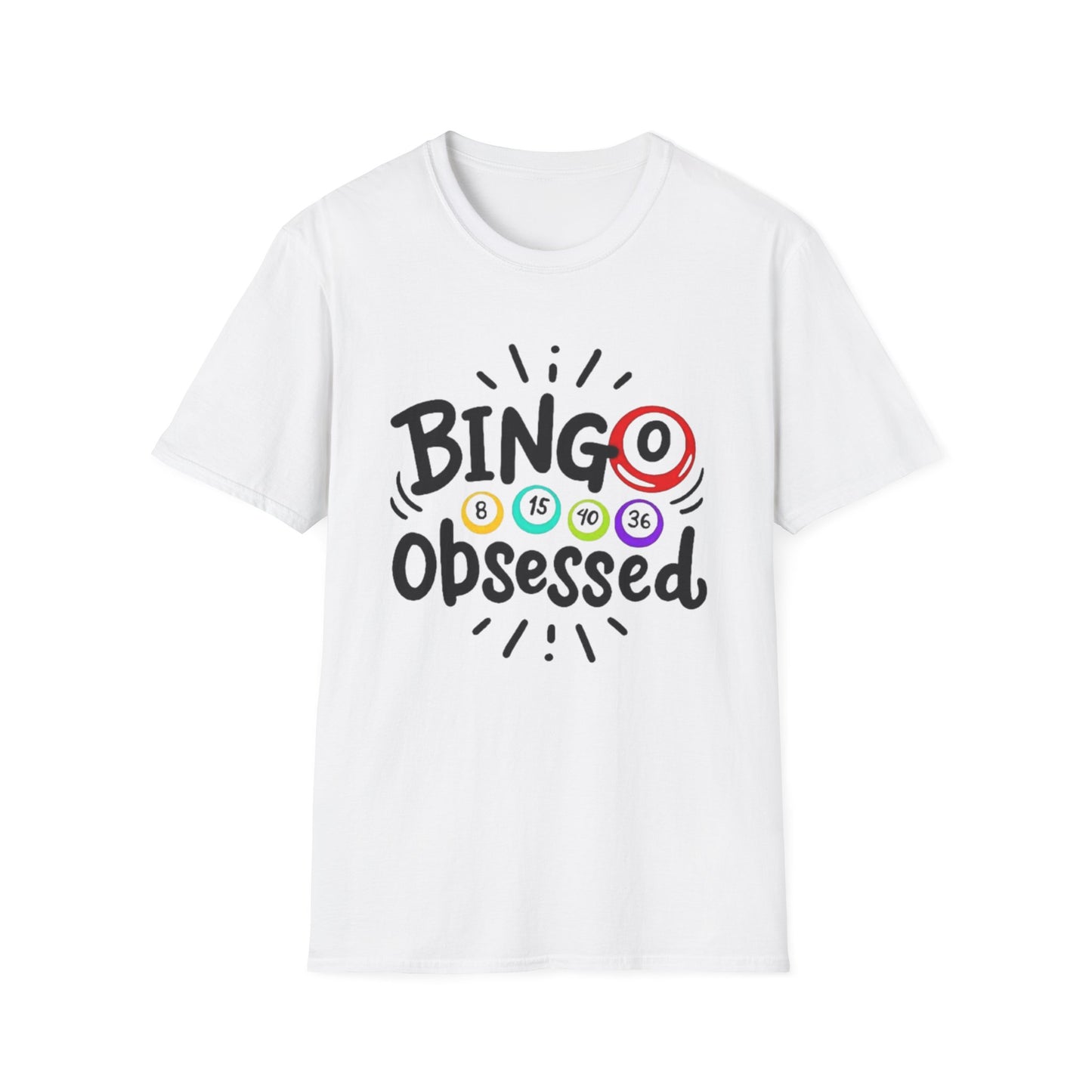 Bingo Obsessed, Unisex Softstyle T-Shirt