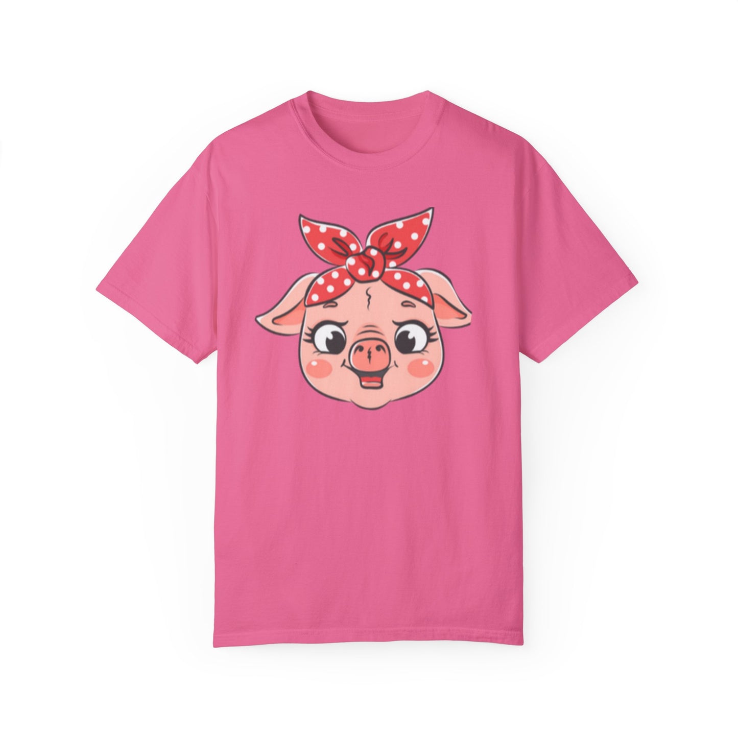 Cute Momma Pig, Unisex Garment-Dyed T-shirt