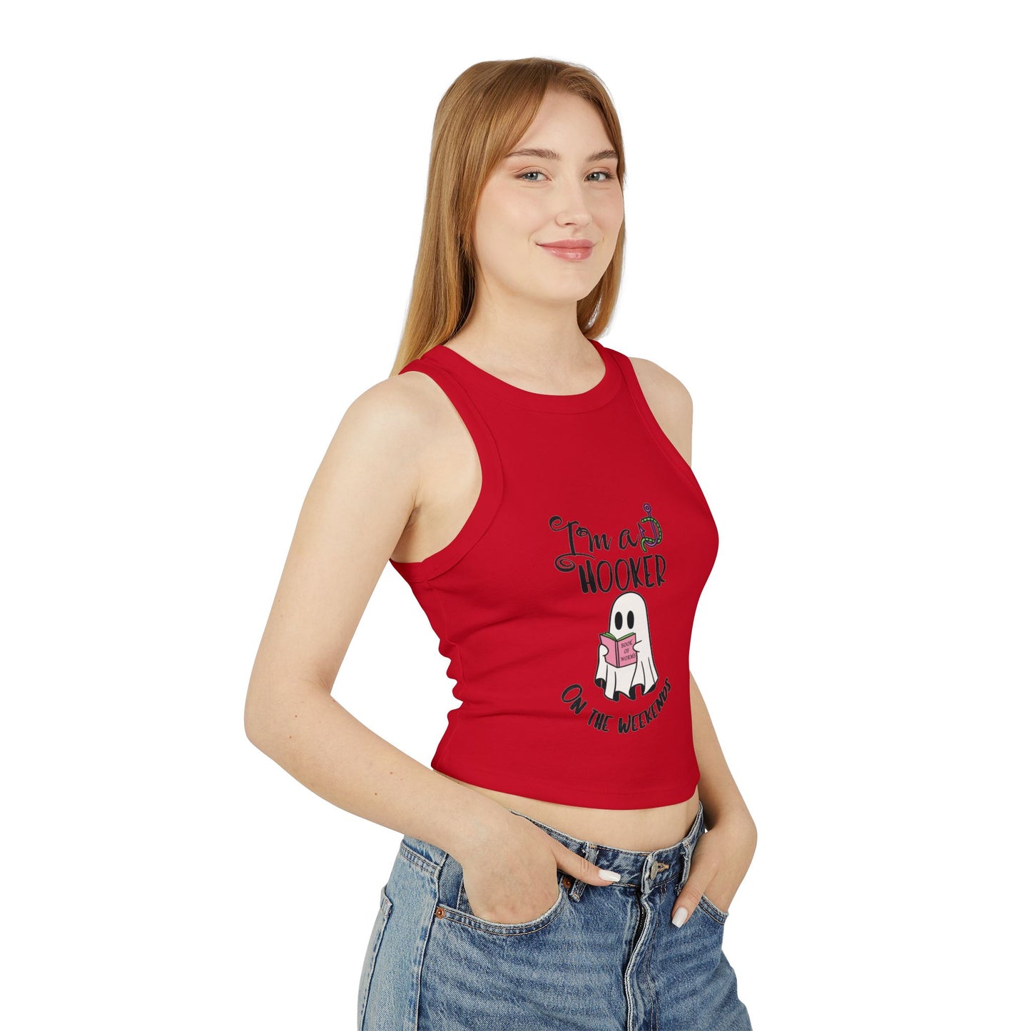Book Lover Weekend Women's Micro Rib Racer Tank Top