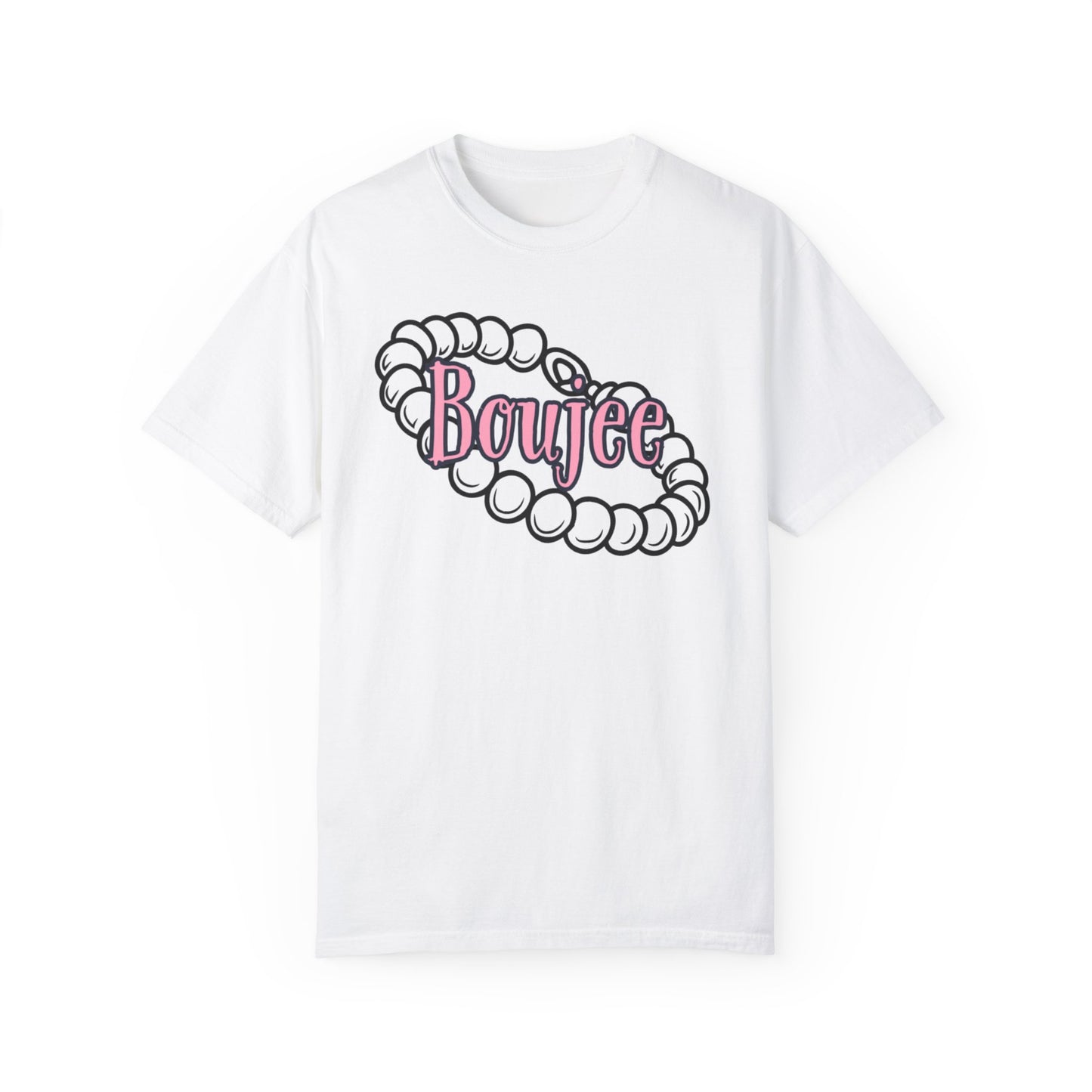 Boujee Pearls, Unisex Garment-Dyed T-shirt