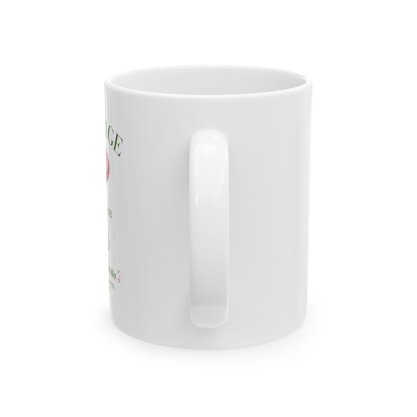 Marriage and Margaritas Wedding Ceramic Mug,