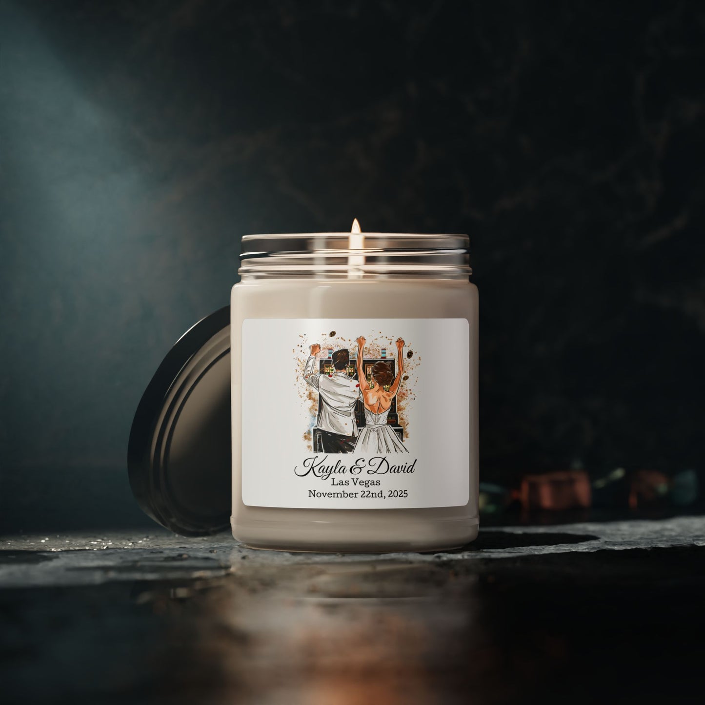 Bride and Groom Scent, Wedding Soy Candle, 9oz