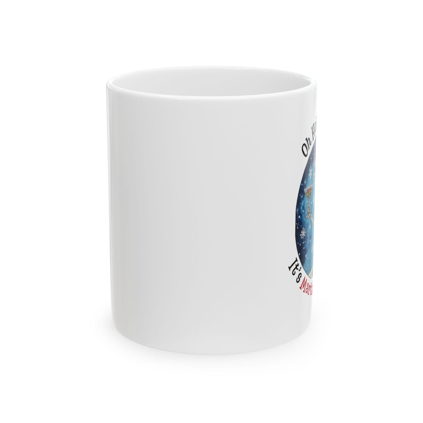 Skeleton Martini Coffee Book lover Ceramic Mug,