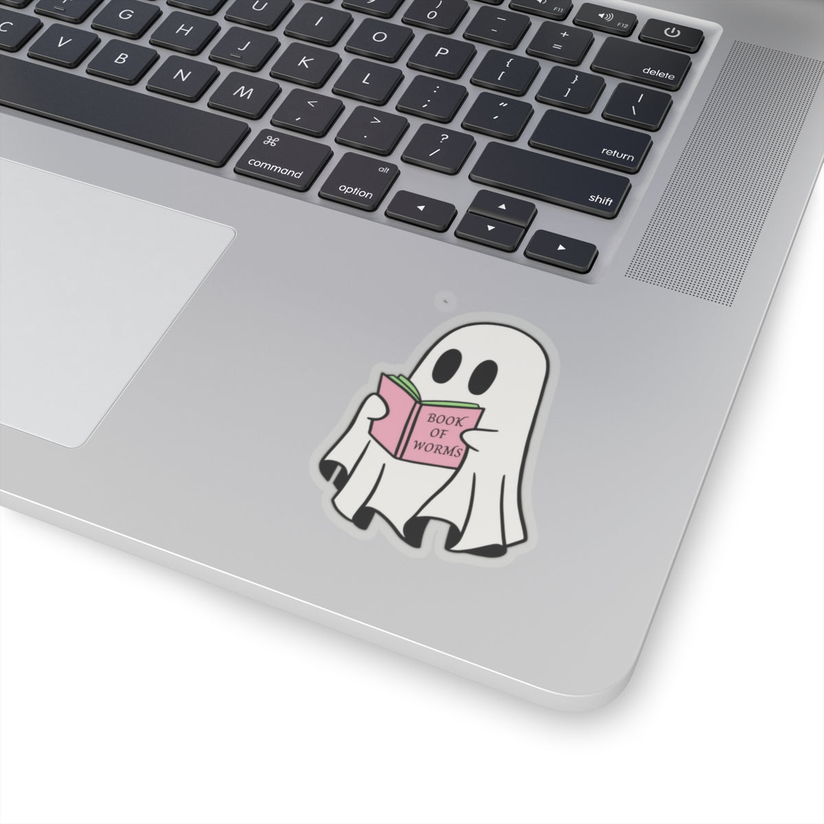Ghost Book Boo, Kiss-Cut Stickers