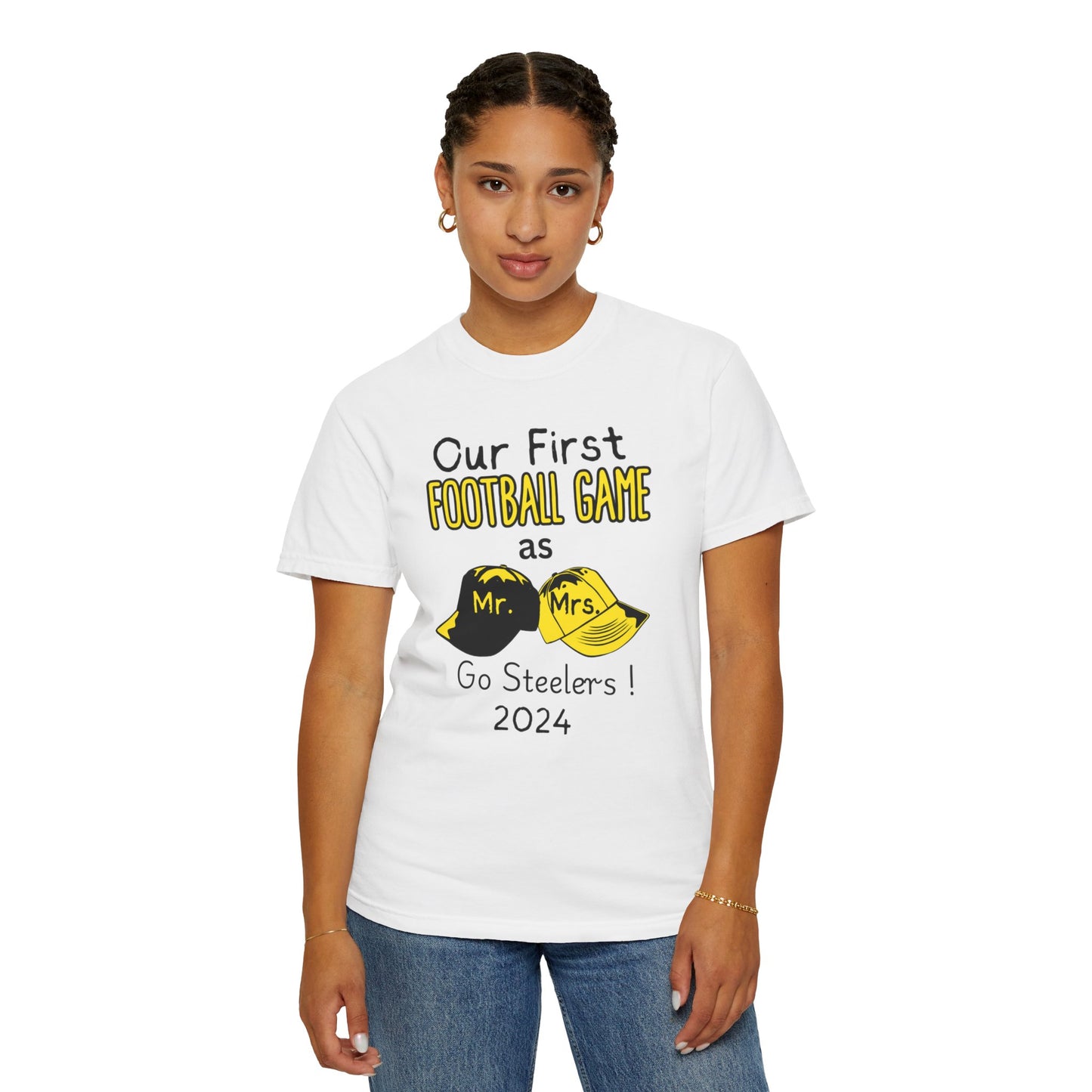 Our First Football Game, Steeler T- Shirt