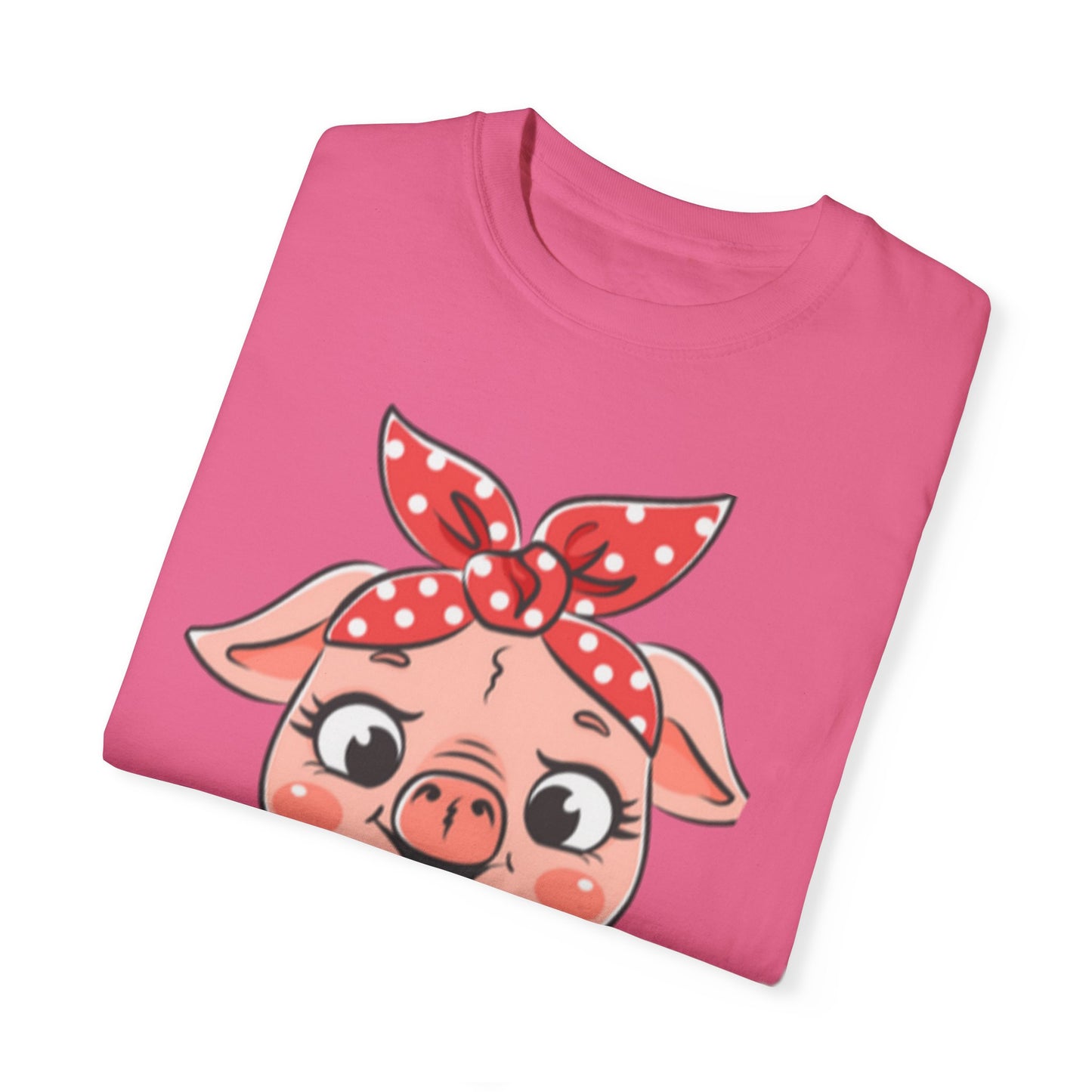 Cute Momma Pig, Unisex Garment-Dyed T-shirt