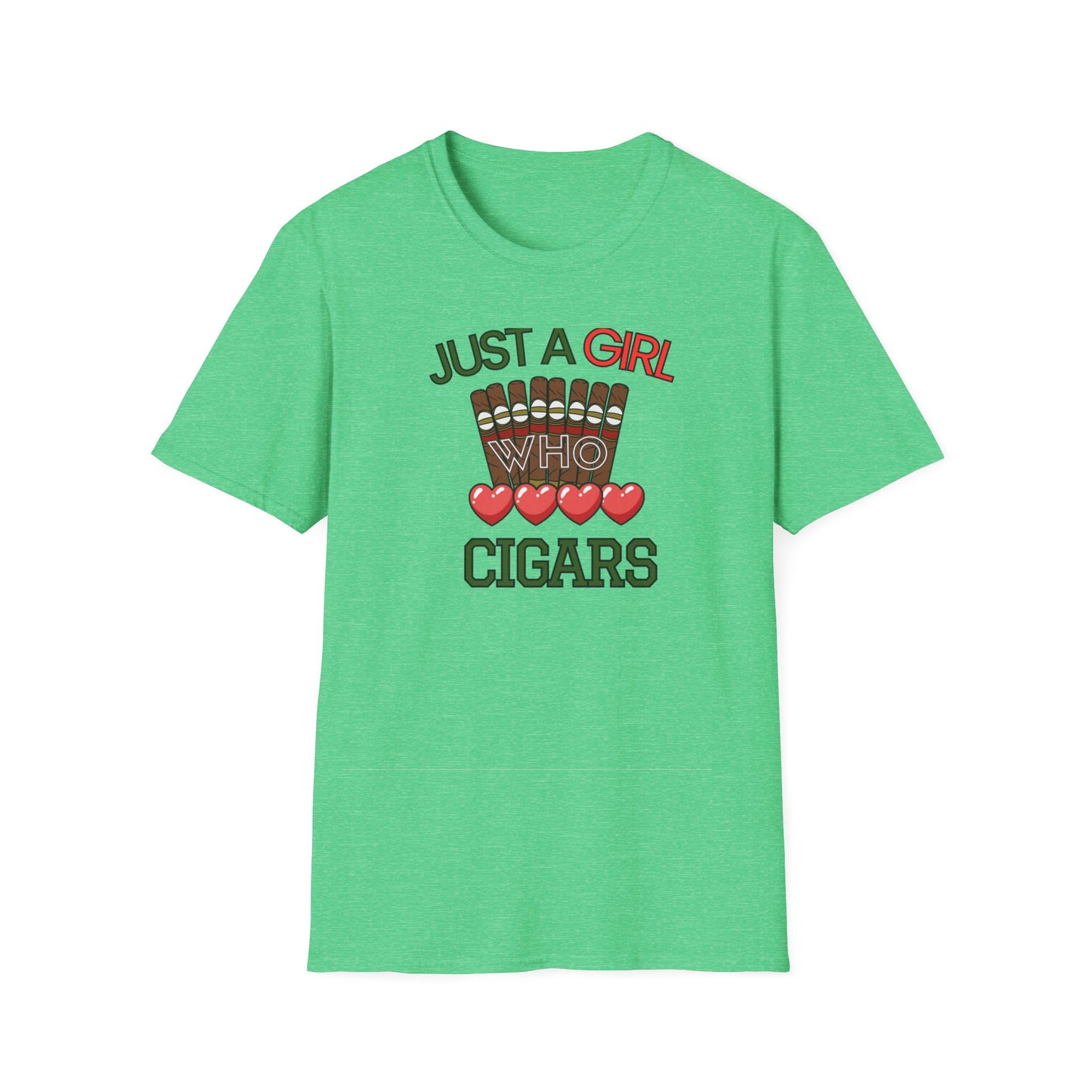 Just a Girl who loves Cigars, Unisex Softstyle T-Shirt