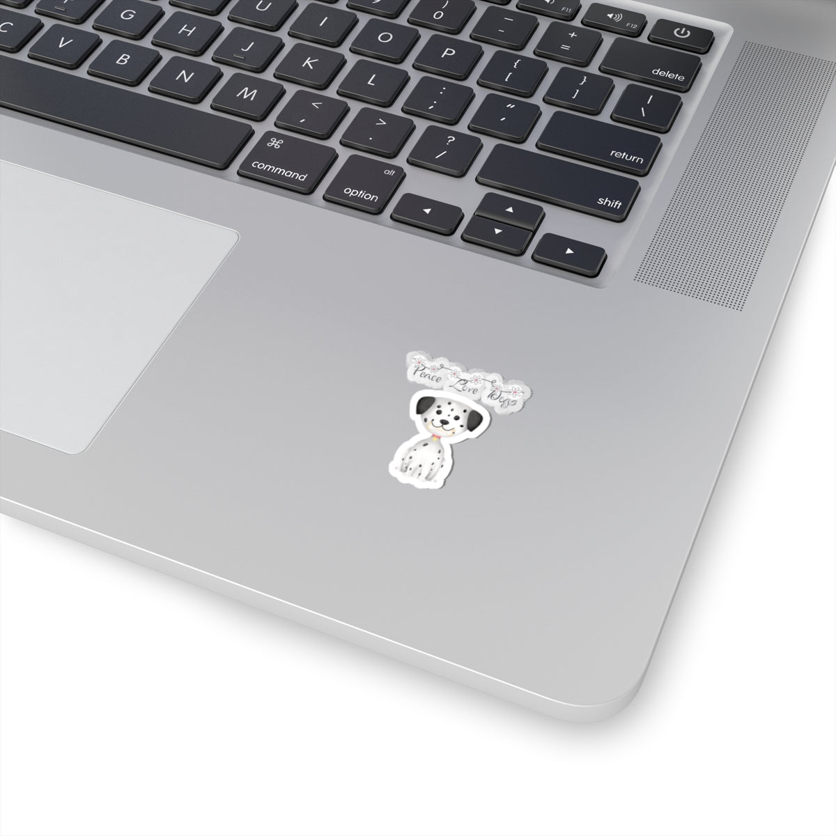 Peace, Love and Dogs,Kiss Cut Stickers