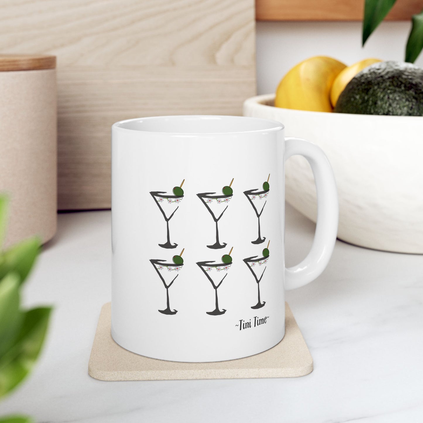Martini time Ceramic Mug,