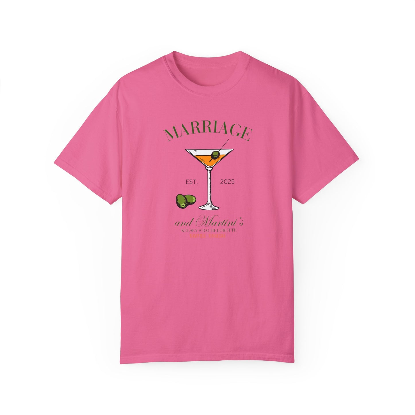 Marriage and Martini Bride to Be T- Shirt