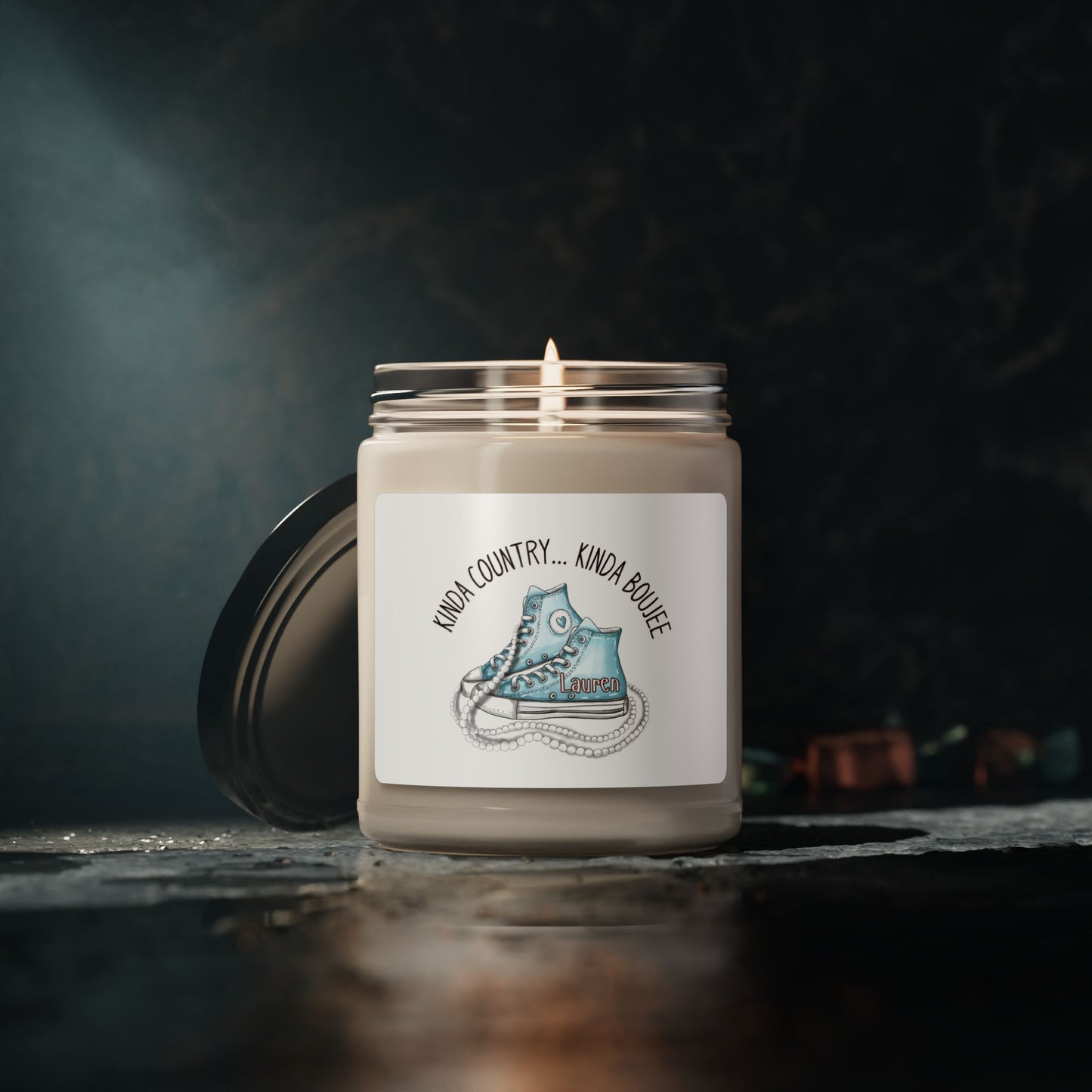 Latte Country Boujee Soy Candle, 9oz