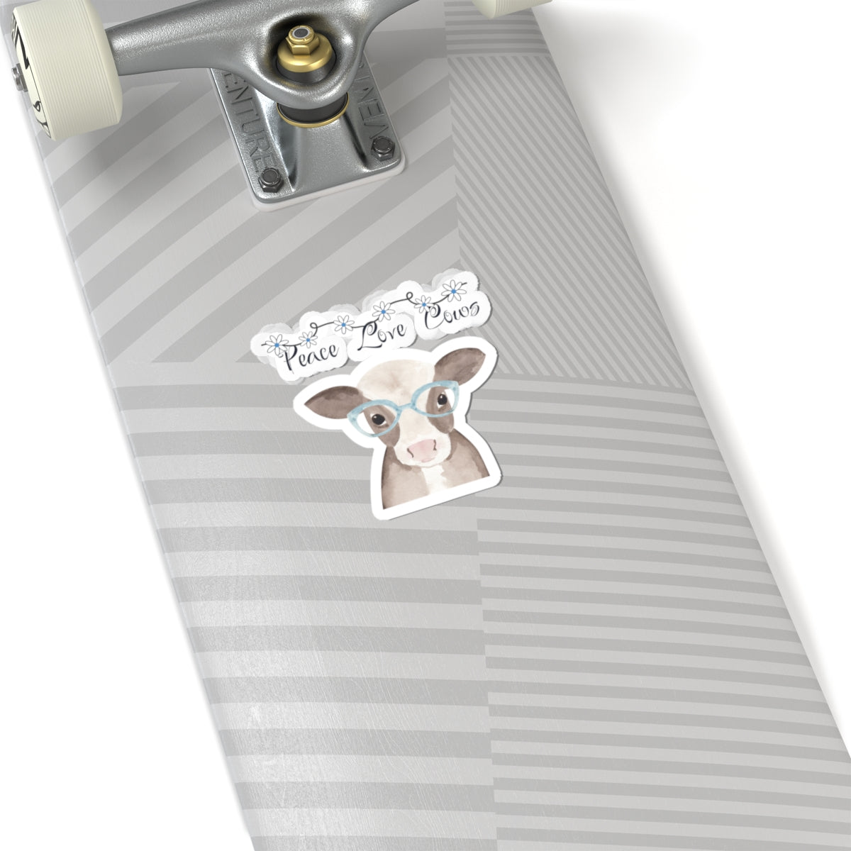 Peace Love and Cows, Kiss Cut Stickers