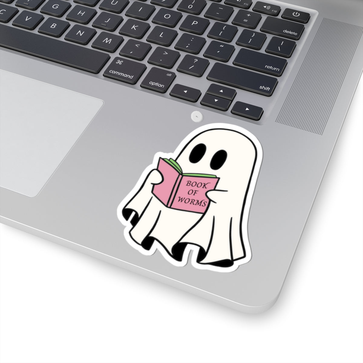 Ghost Book Boo, Kiss-Cut Stickers
