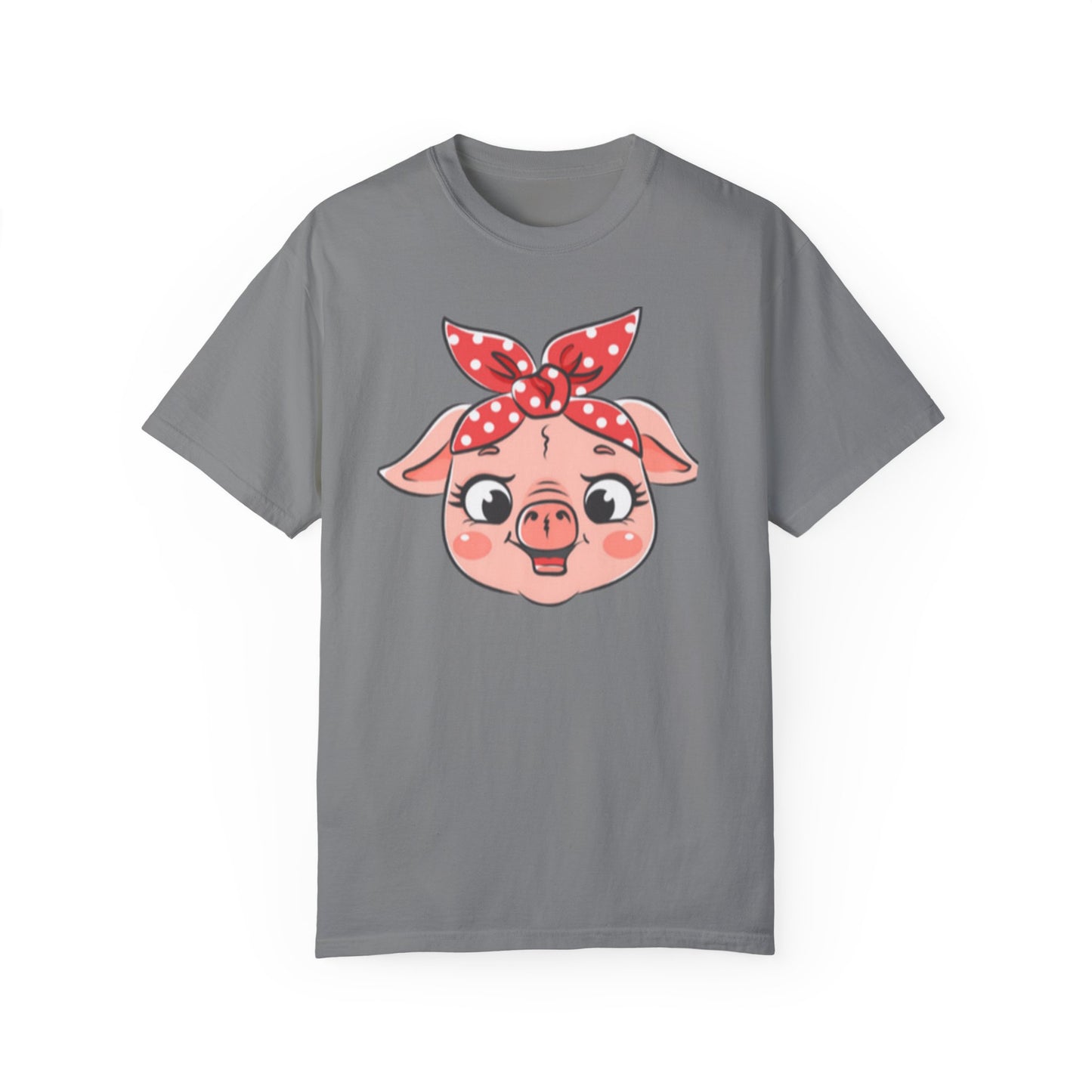 Cute Momma Pig, Unisex Garment-Dyed T-shirt