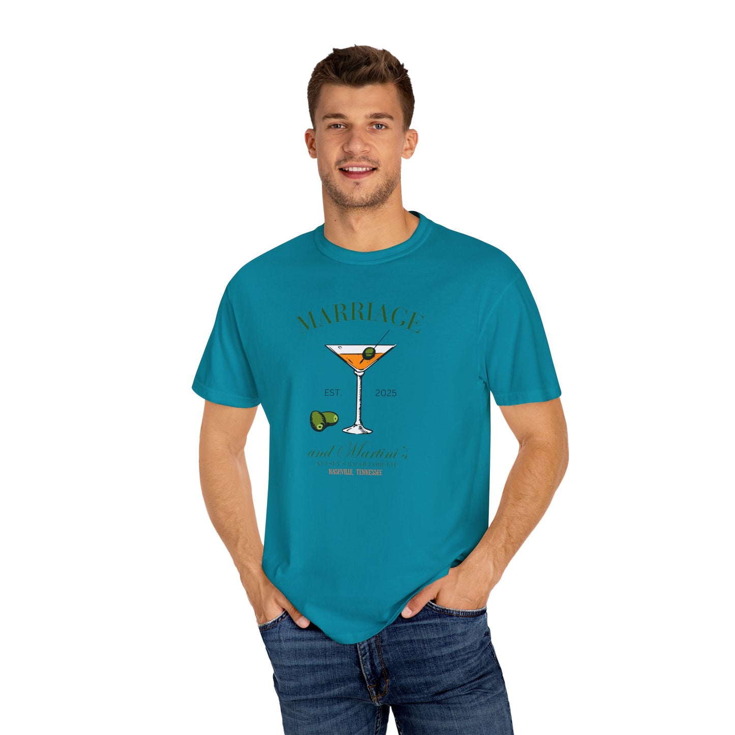 Marriage and Martini Bride to Be T- Shirt