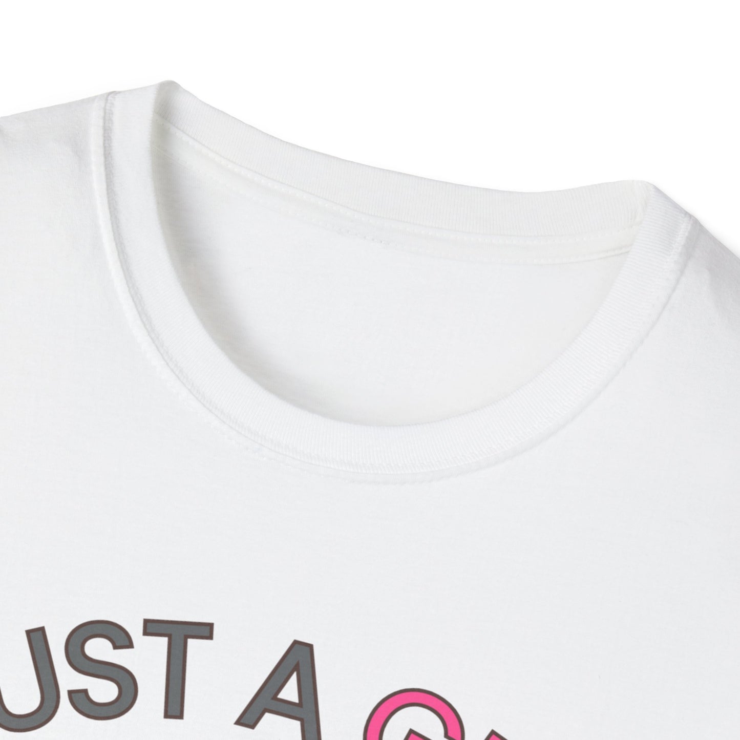 Just a Girl Dogs, Unisex Softstyle T-Shirt