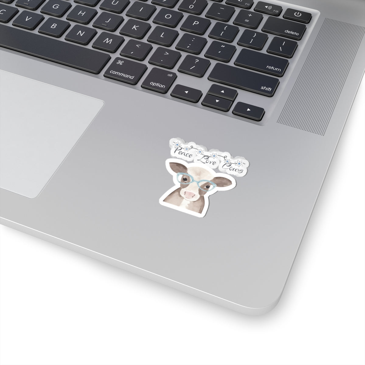 Peace Love and Cows, Kiss Cut Stickers