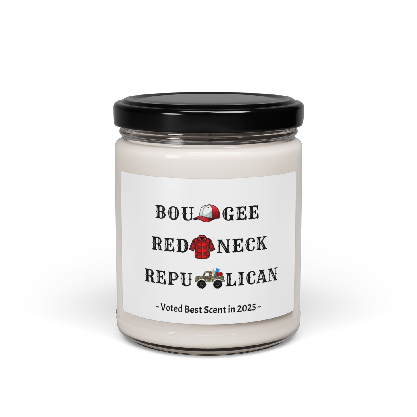Bougee Redneck Republican American Soy Candle, 9oz