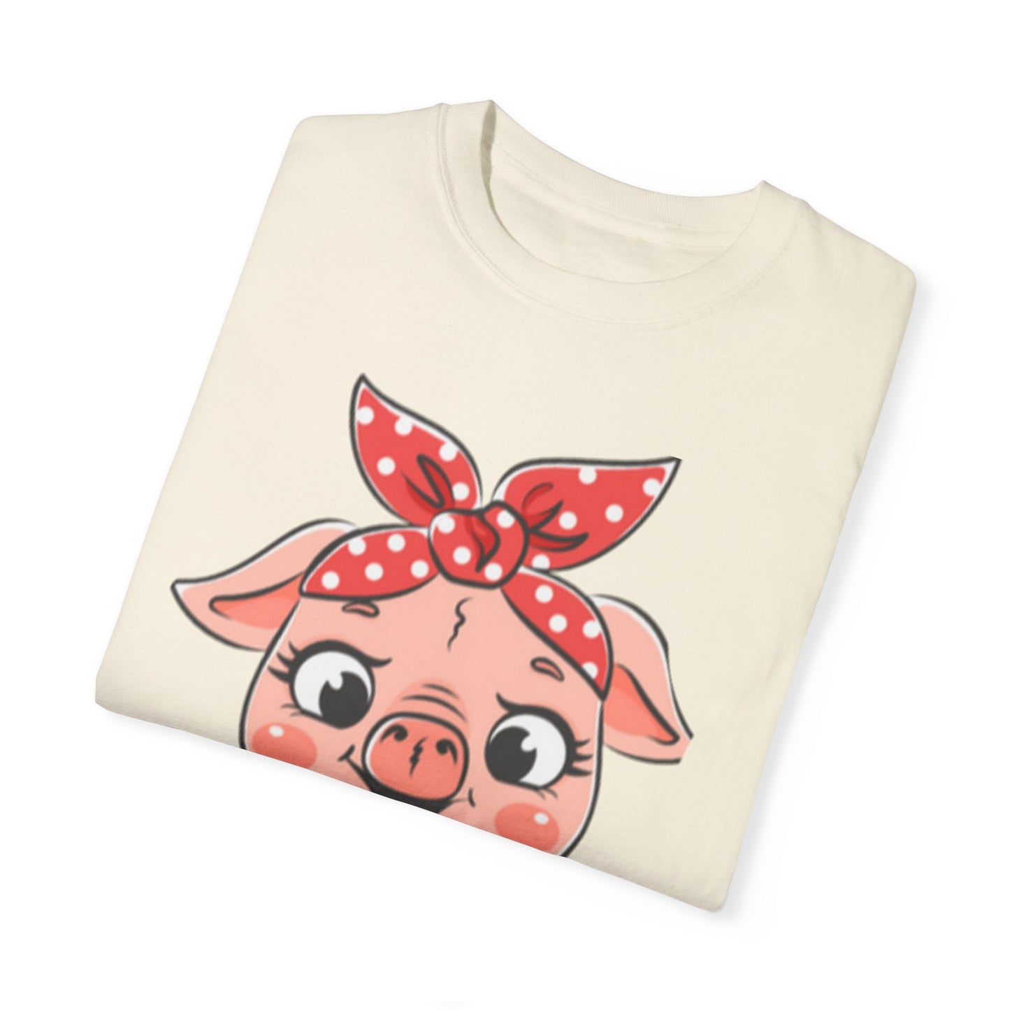 Cute Momma Pig, Unisex Garment-Dyed T-shirt