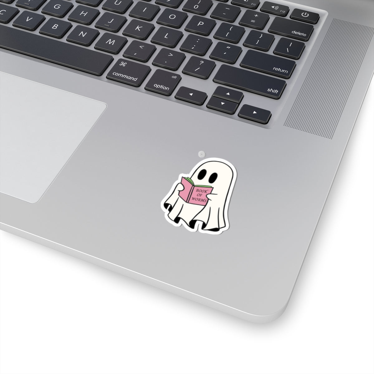 Ghost Book Boo, Kiss-Cut Stickers