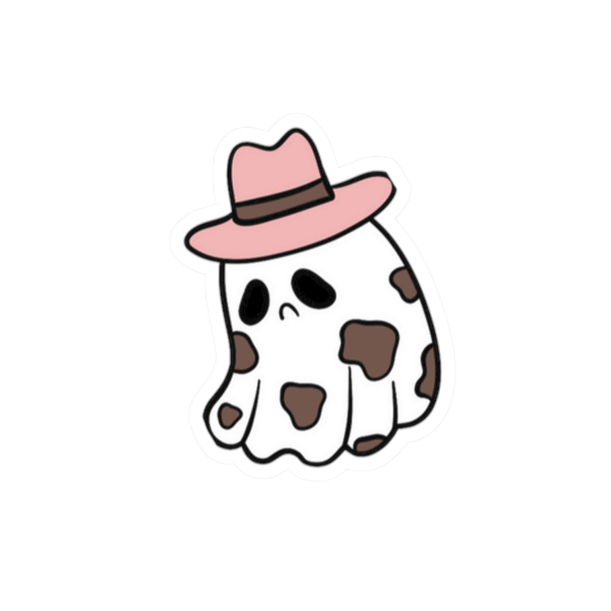 Ghost Book Boo, Kiss-Cut Stickers