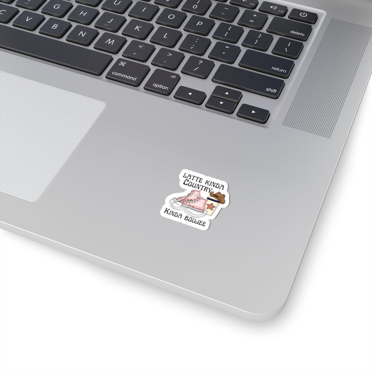 Kinda Country Kinda Boujee, Kiss Cut Stickers