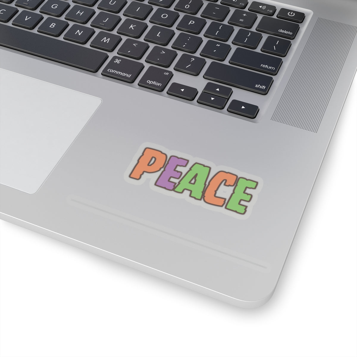 Girl who loves Peace-Cut Stickers