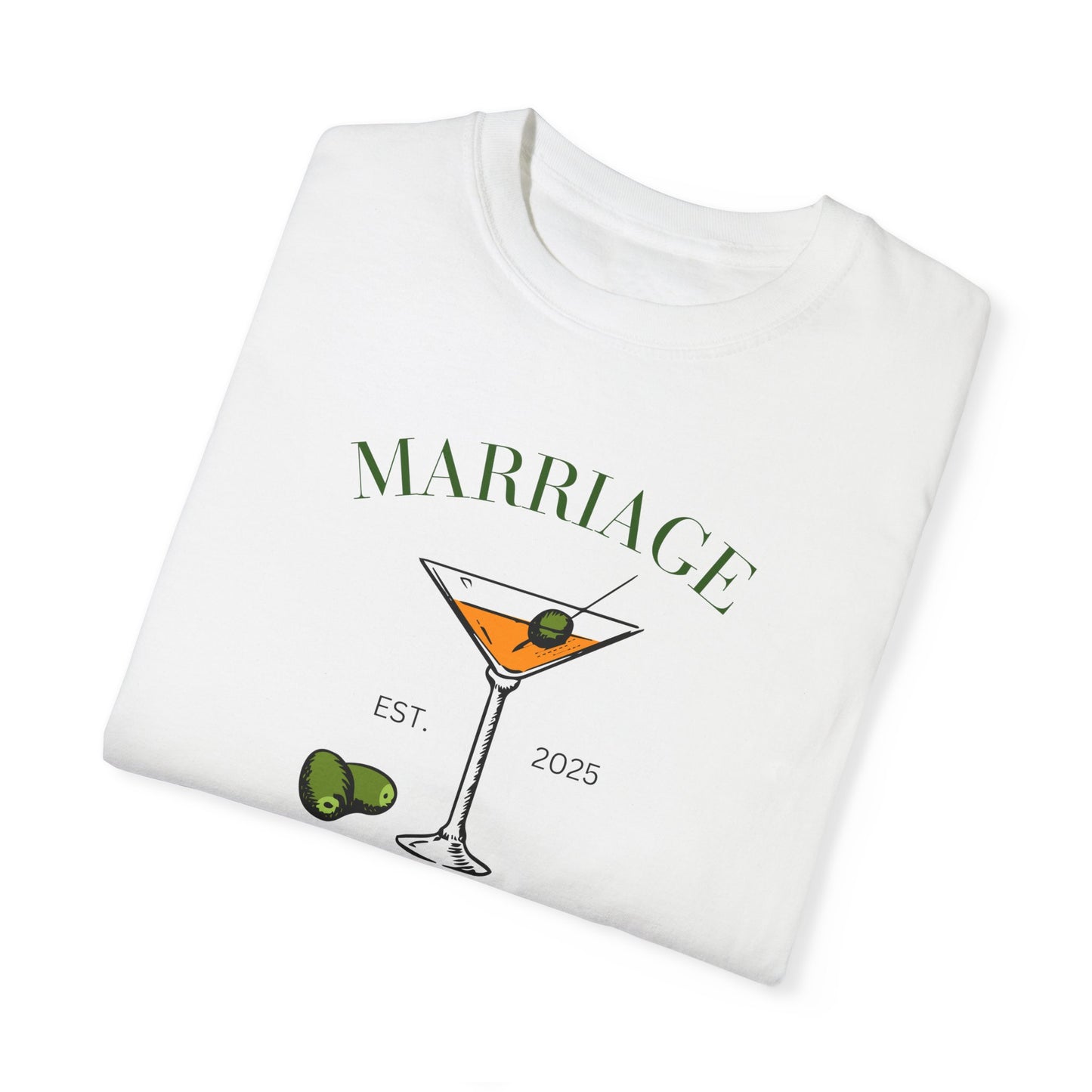 Marriage and Martini Bride to Be T- Shirt