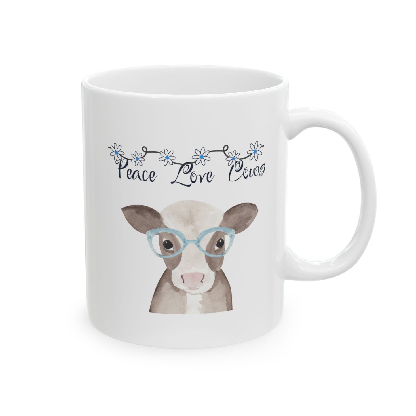 Peace and Love Collection, Pigs, 15 oz. Mug,