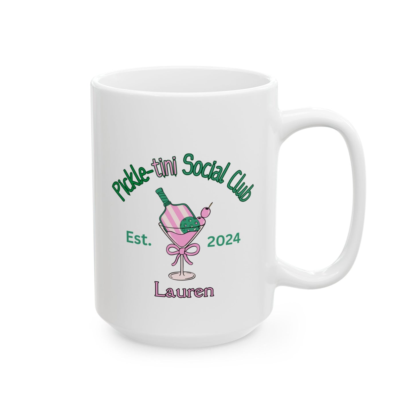 Pickleball, Mr. &Mrs. Ceramic Mug,
