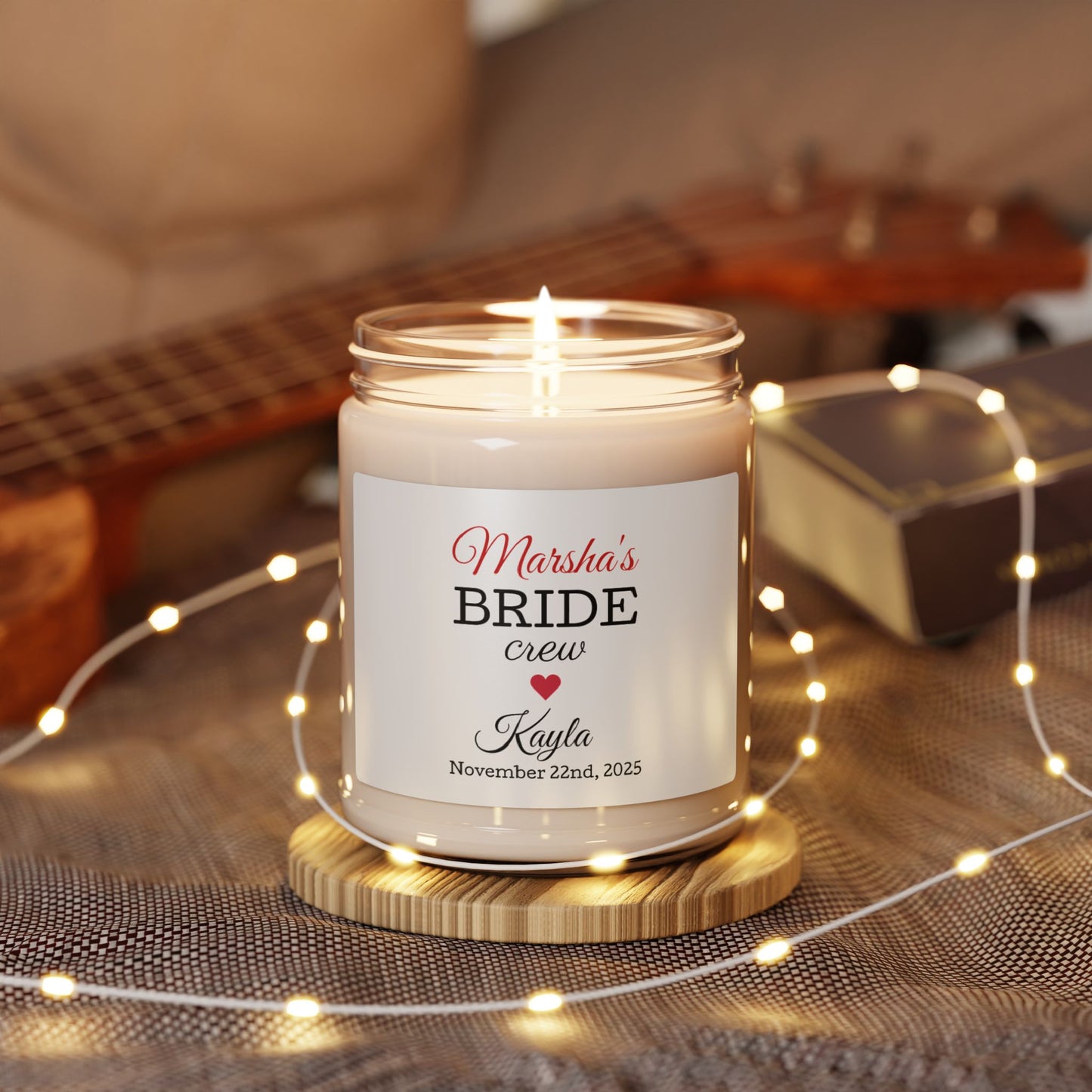 Bride crew Bach gift Boujee Soy Candle, 9oz