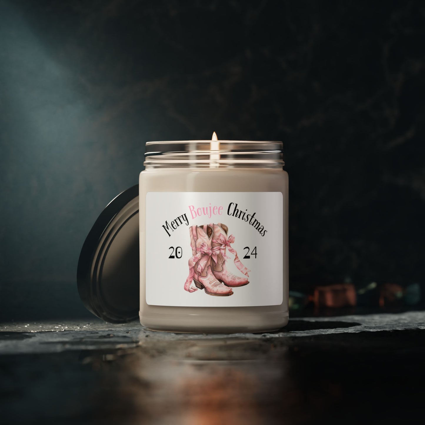 Merry Country Boujee Soy Candle, 9oz