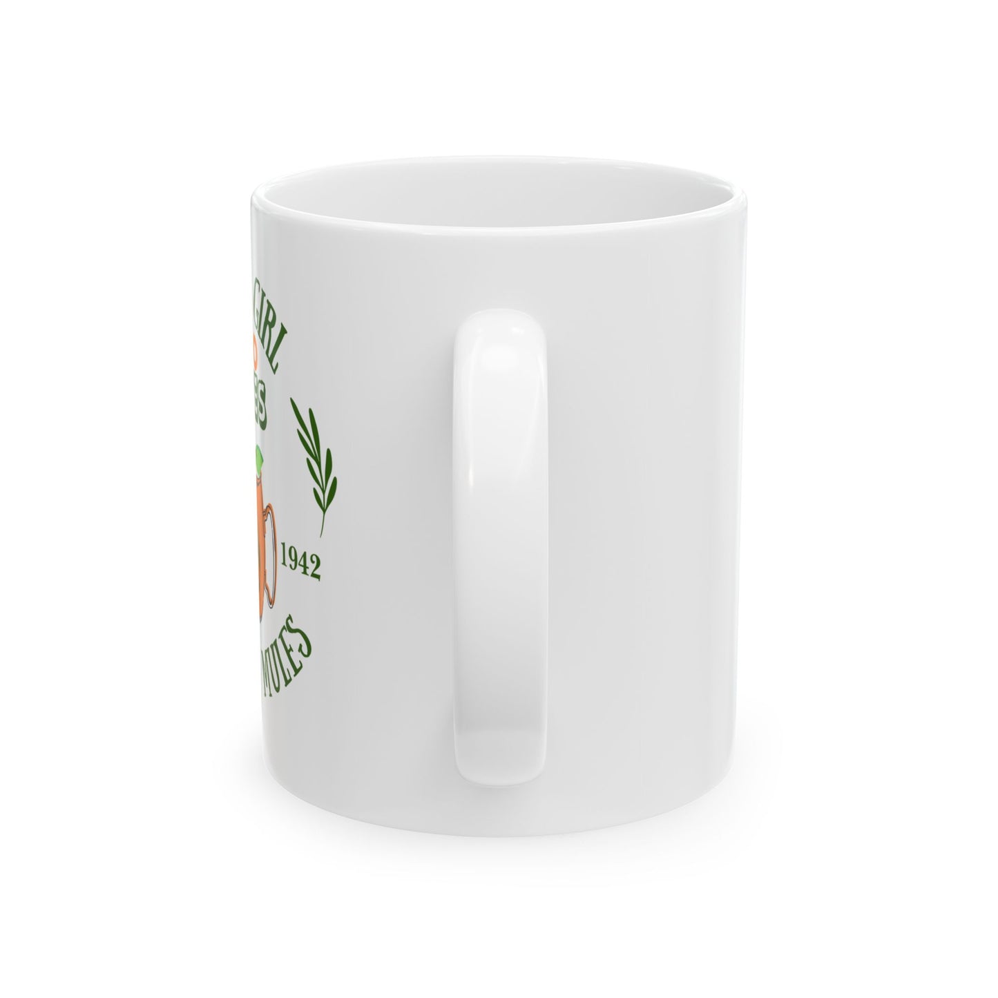 Just a Girl Moscow Mule Ceramic Mug,
