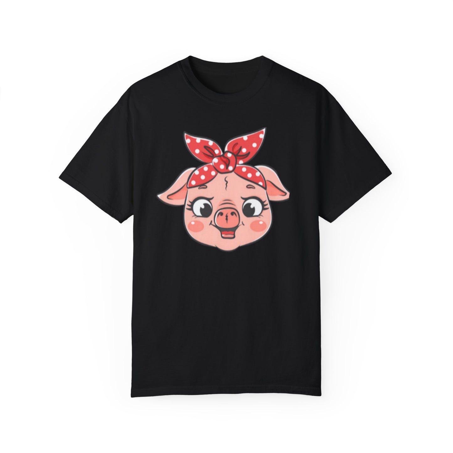 Cute Momma Pig, Unisex Garment-Dyed T-shirt
