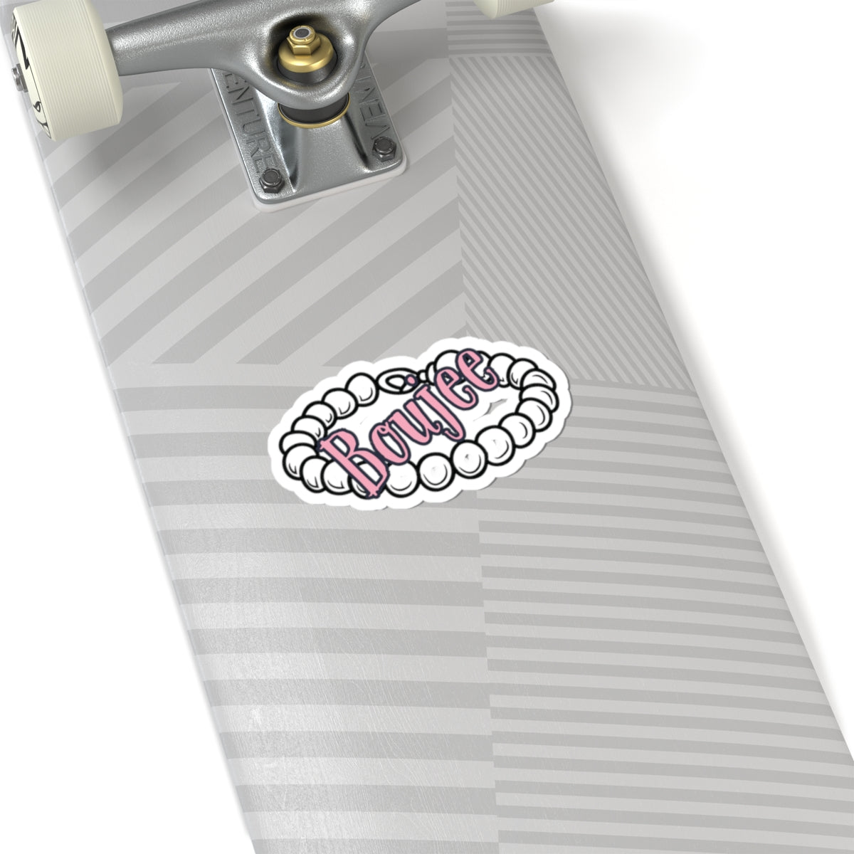 Boujee and Pearls, Kiss Cut Stickers