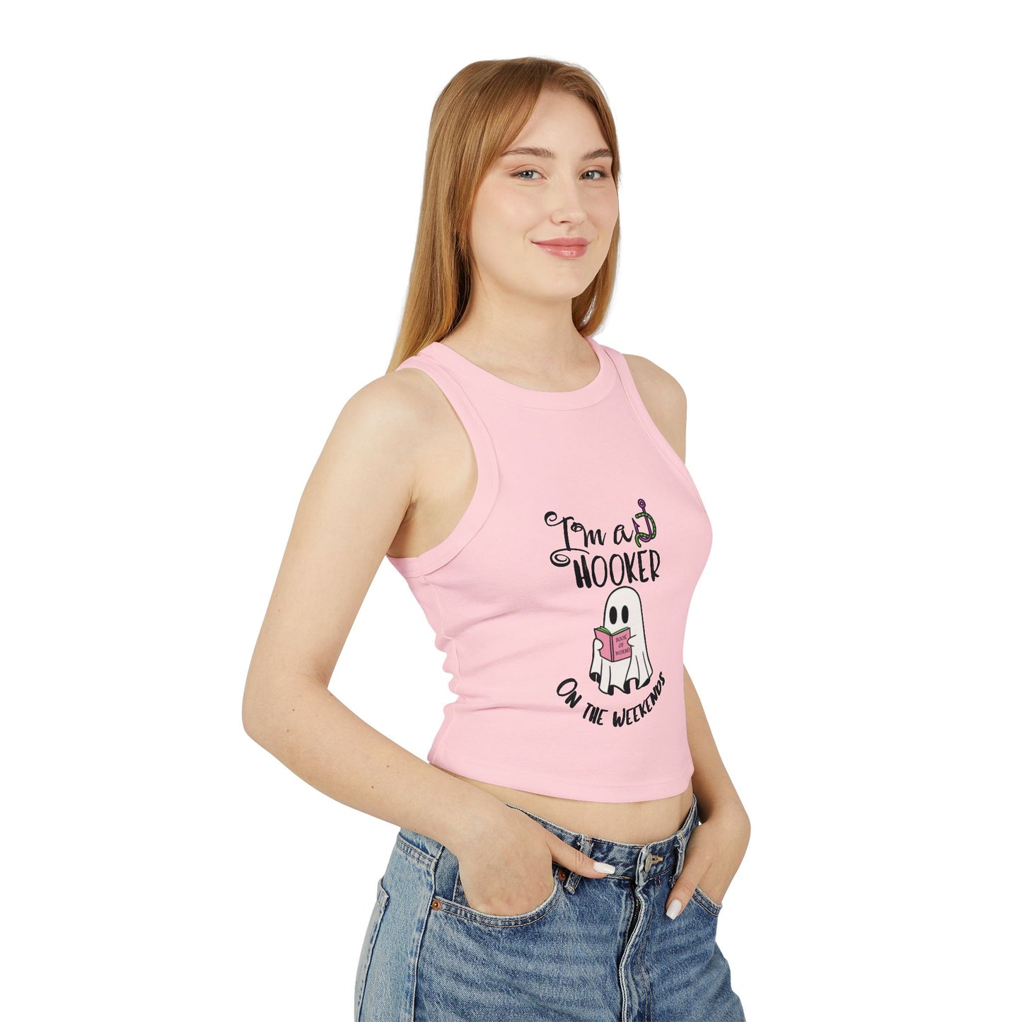 Book Lover Weekend Women's Micro Rib Racer Tank Top