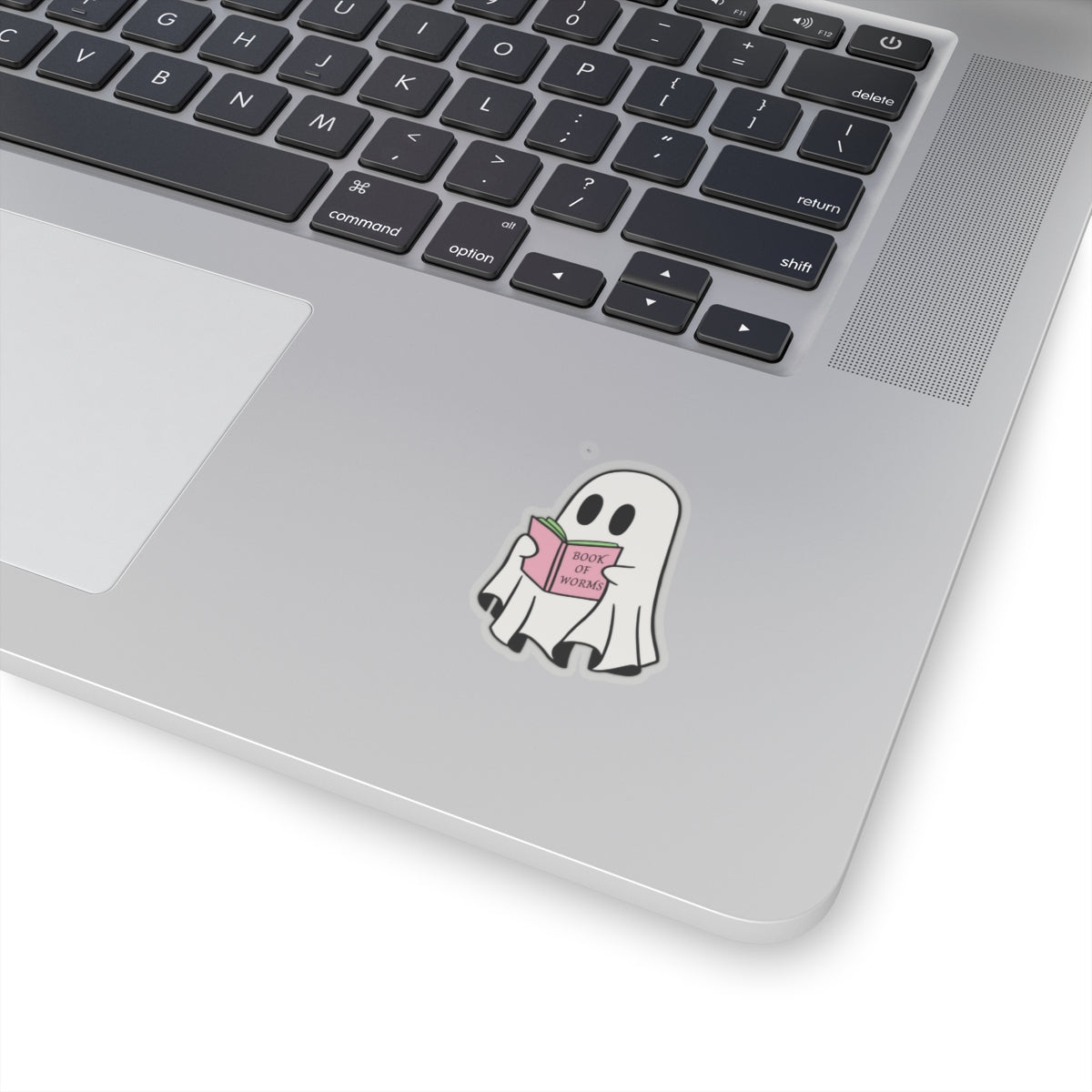 Ghost Book Boo, Kiss-Cut Stickers