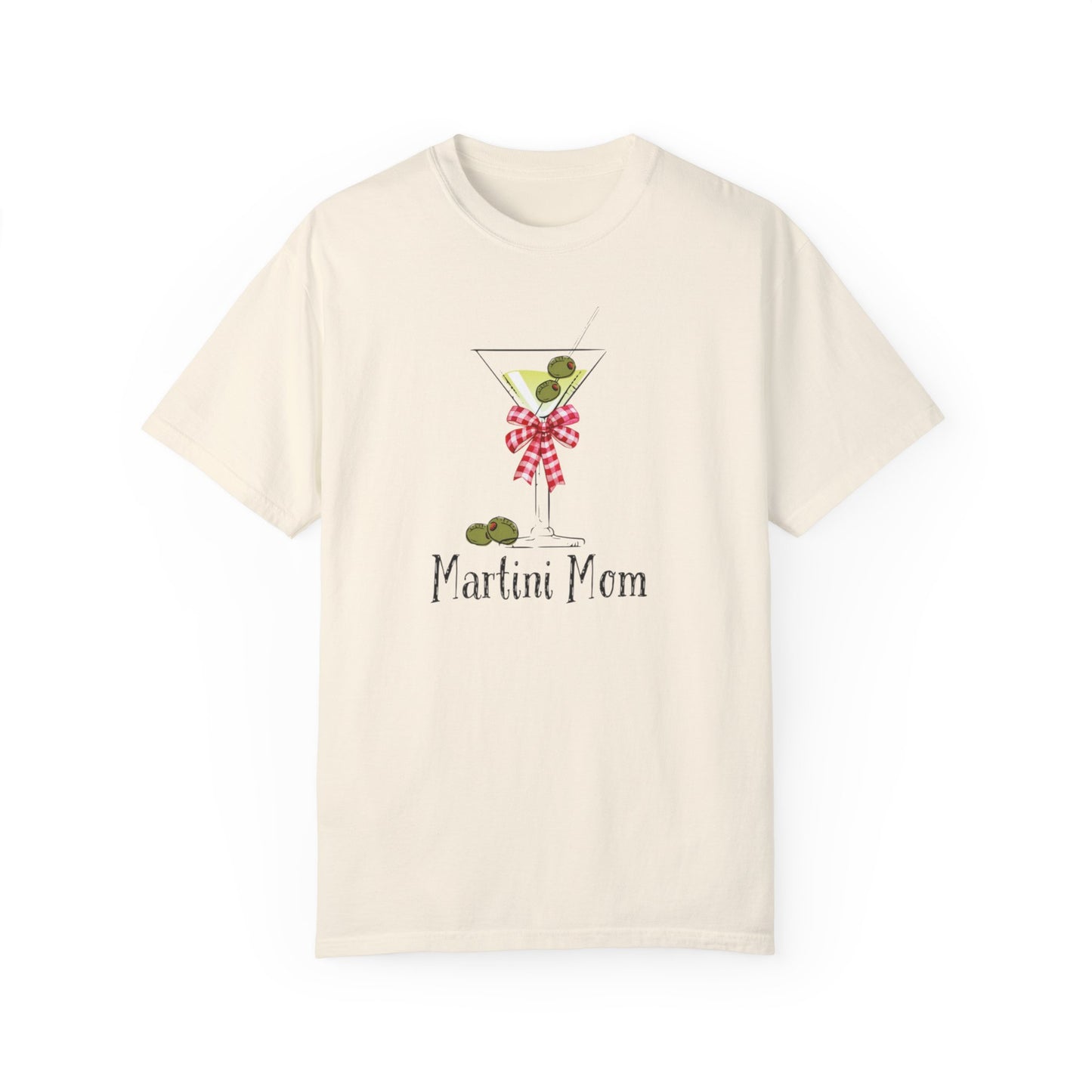Martini Mom, Unisex Garment-Dyed T-shirt