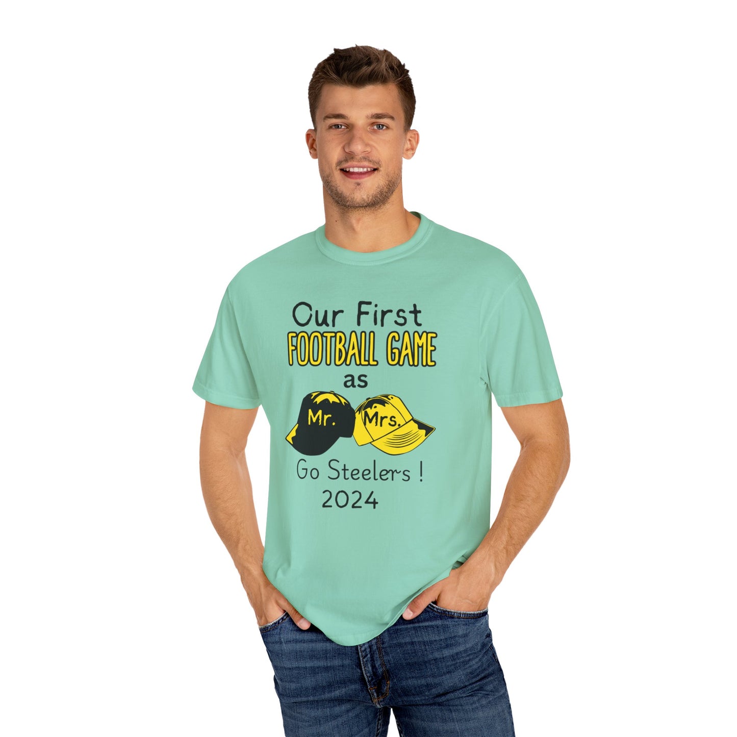 Our First Football Game, Steeler T- Shirt