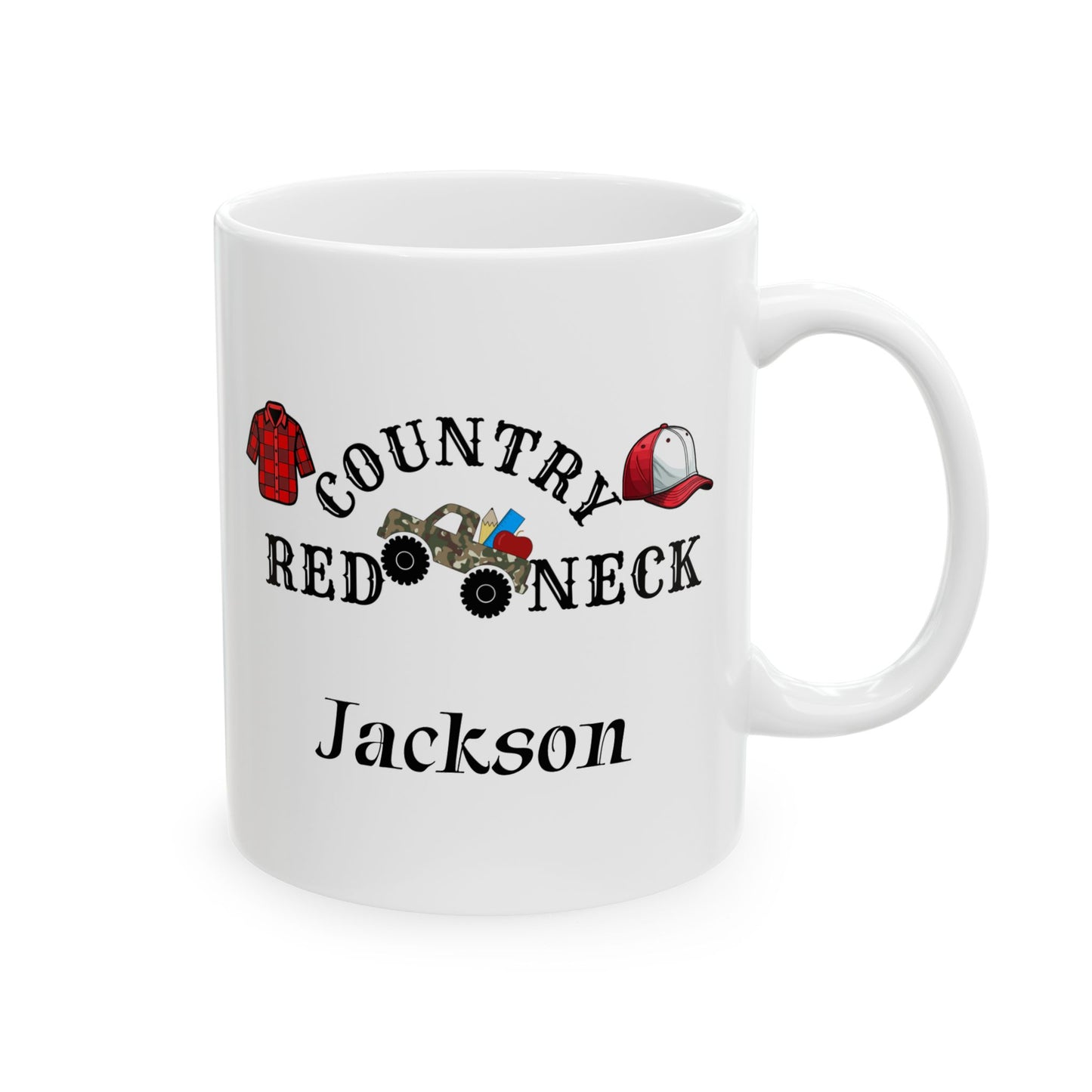 Big Truck Redneck Country Ceramic Mug,