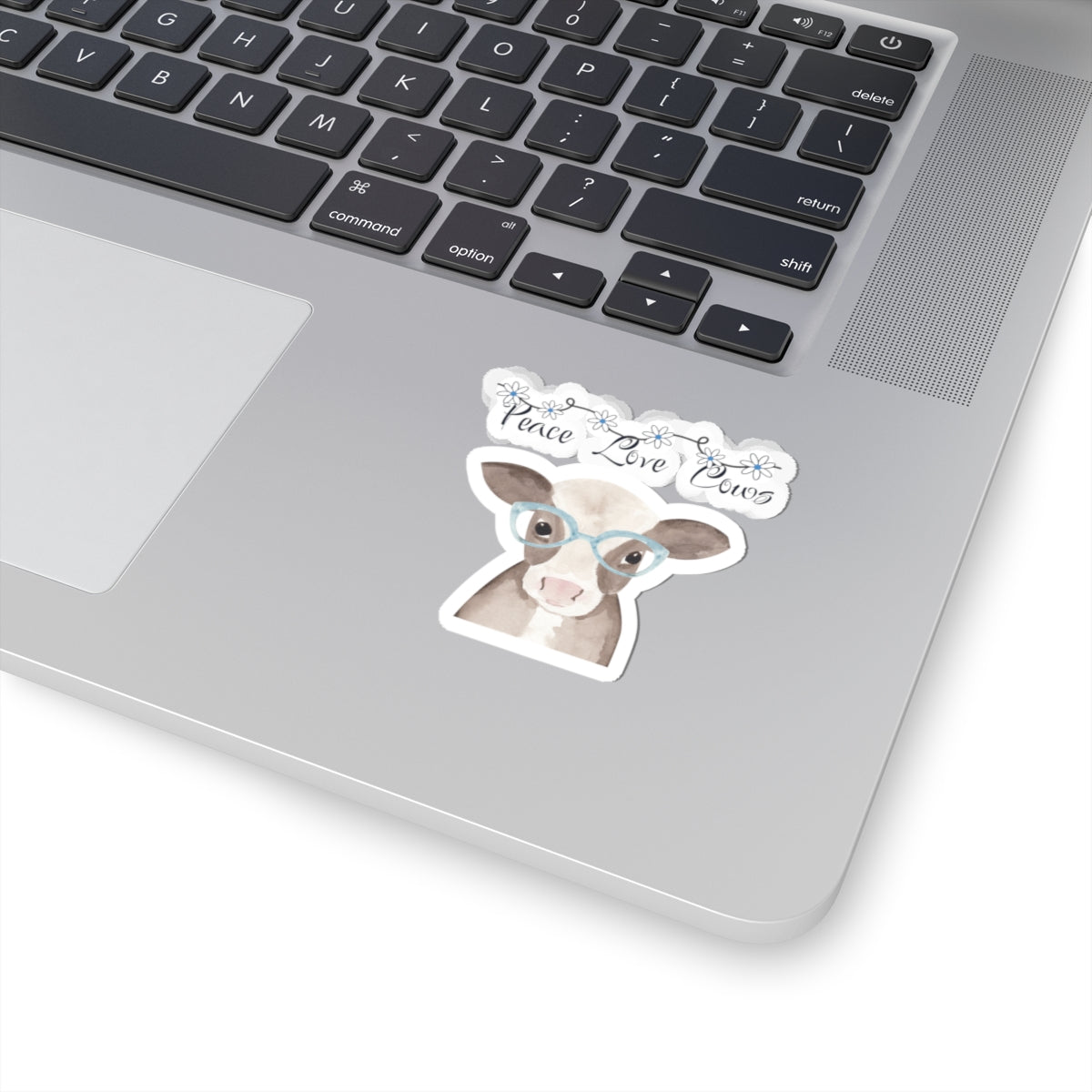 Peace Love and Cows, Kiss Cut Stickers