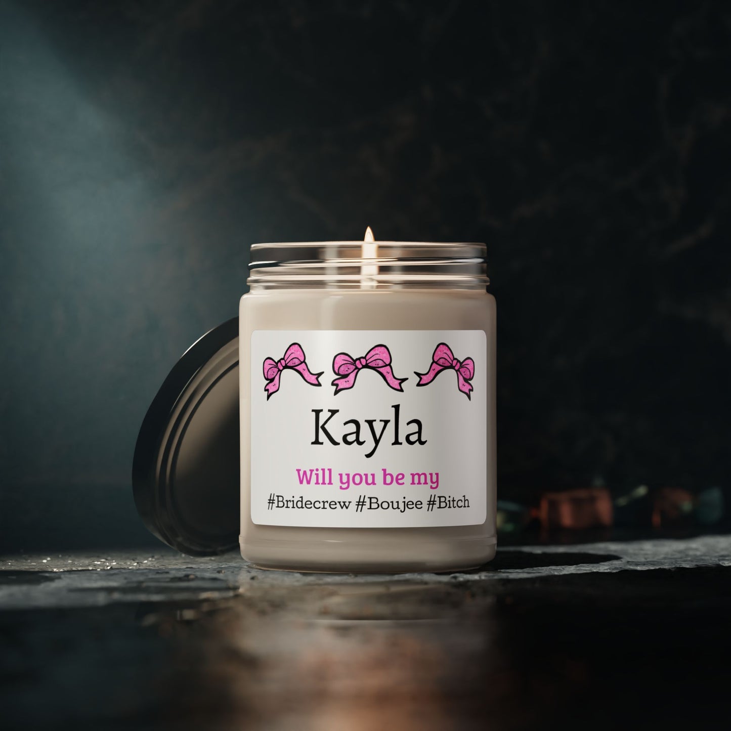 Bridecrew Bach gift Boujee Soy Candle, 9oz
