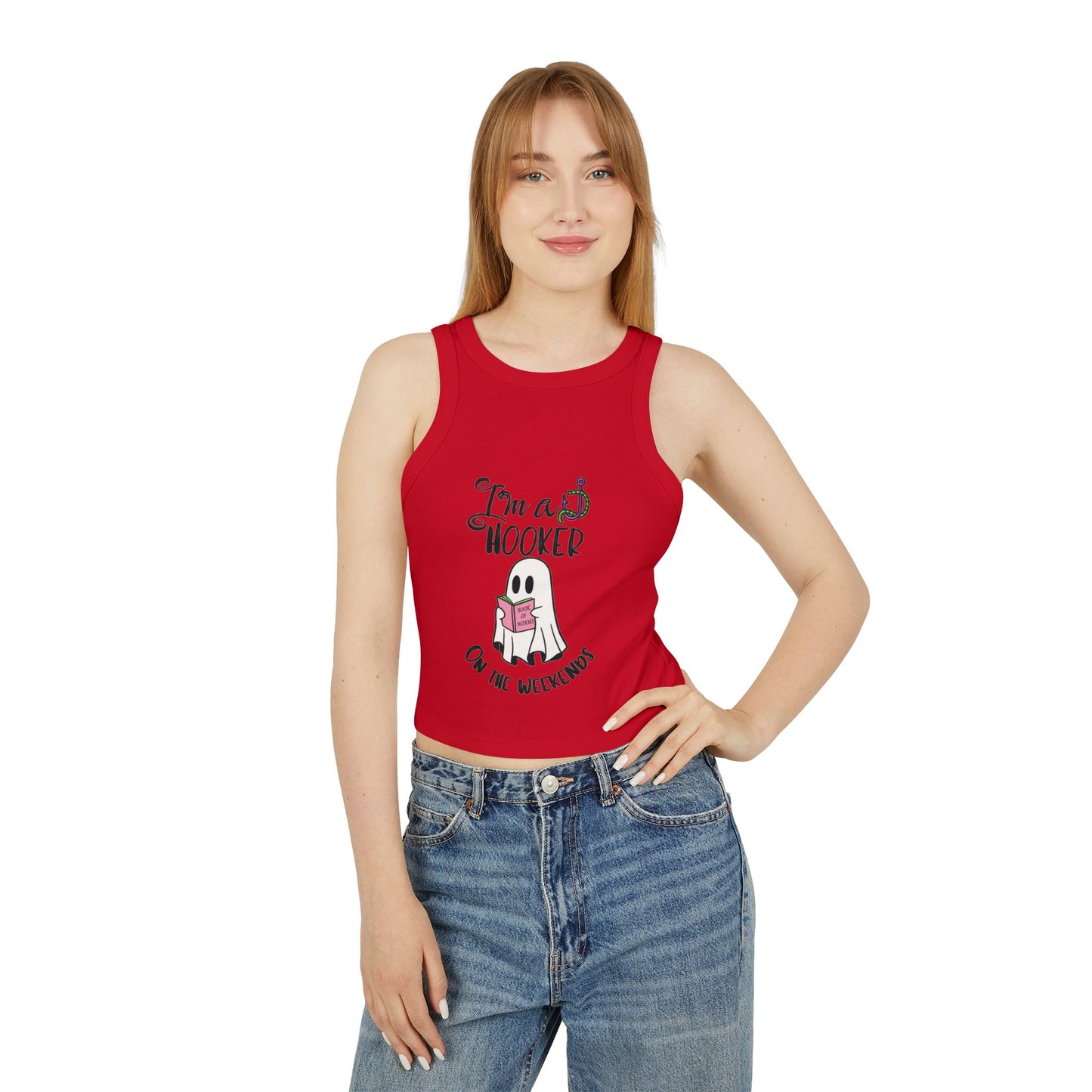 Book Lover Weekend Women's Micro Rib Racer Tank Top